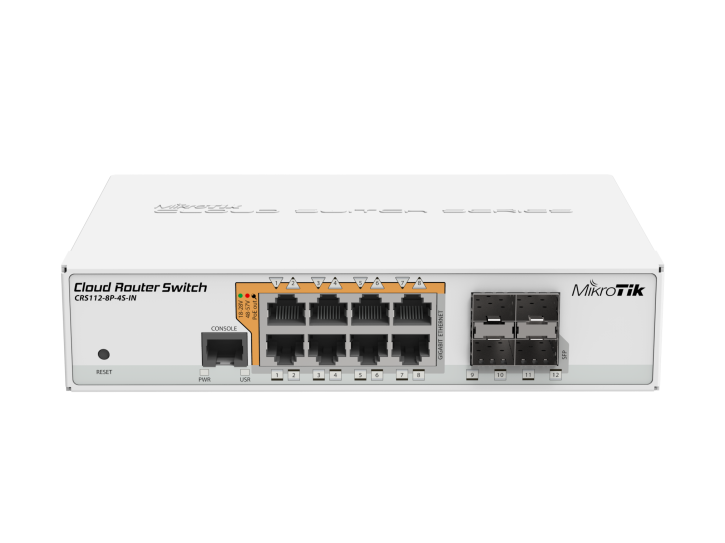 MikroTik CRS112-8P-4S-IN