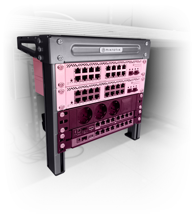 MikroTik SR-5U-mini - SolidRACK 5 mini - Desktop-Rack-holder 10"