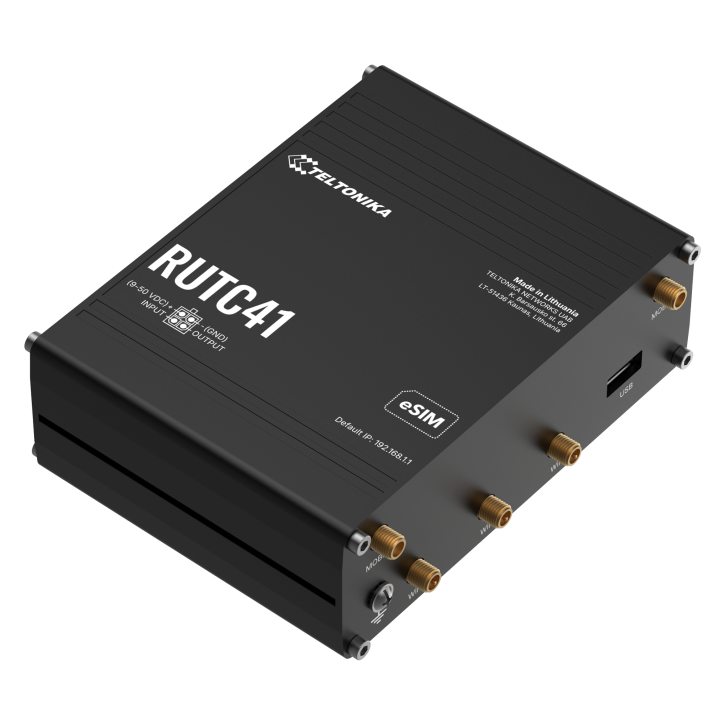 Teltonika RUTC41 - 4G Edge Router mit eSIM und Docker Support! Teltonika RUTC41 - 4G Edge Router mit eSIM und Docker Support!