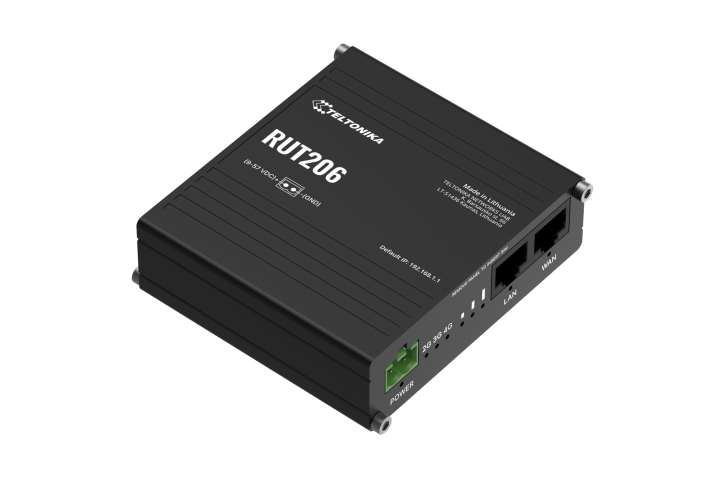 Teltonika RUT206 - INDUSTRIAL 4G ROUTER Teltonika RUT206 - INDUSTRIAL 4G ROUTER