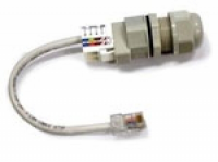 PoE RJ45 Gehäusedurchführung mit IP67 Schutzklasse