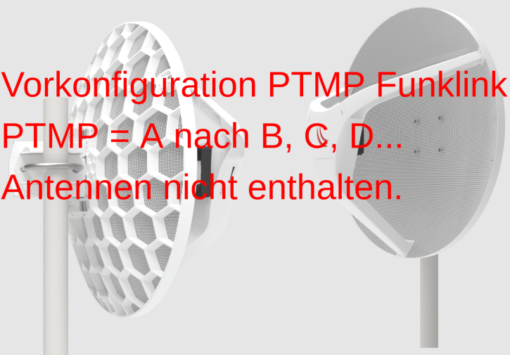 PtMP Link - Bridge Konfiguration durch MikroTik-Store - Pro Gerät