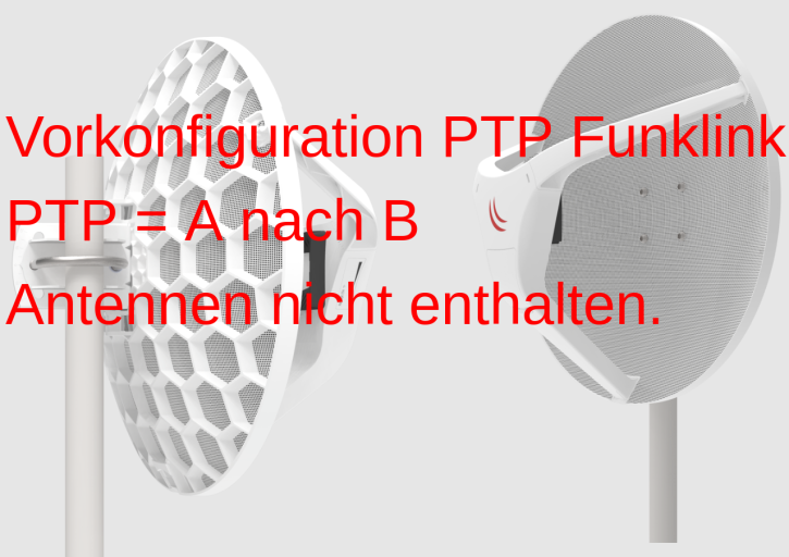 PtP Link - Router/Bridge Konfiguration durch MikroTik-Store