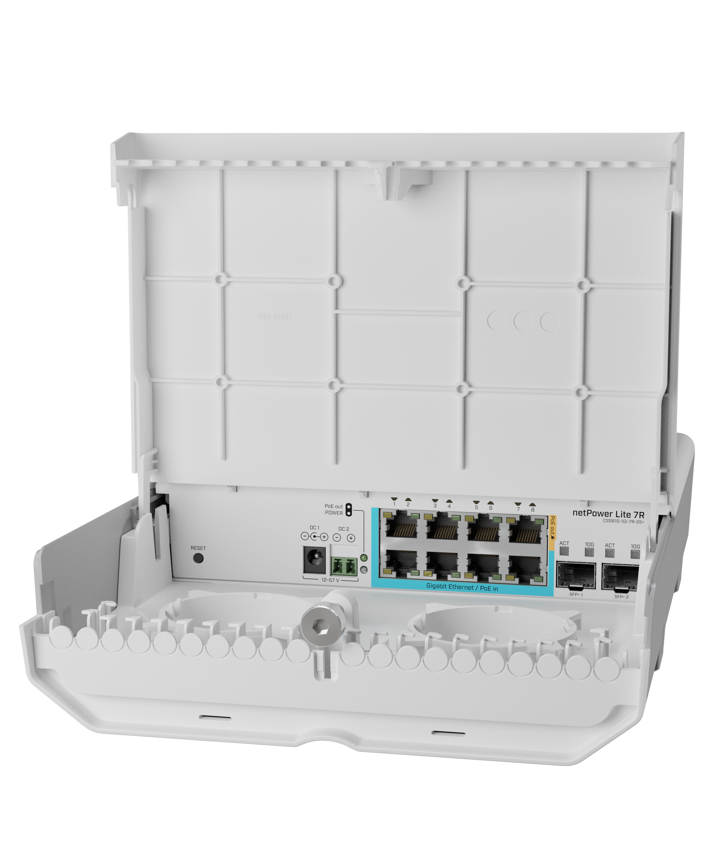 MikroTik CSS610-1Gi-7R-2S+OUT - netPower Lite 7R