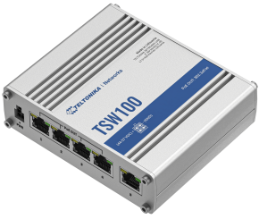 Teltonika TSW100 - INDUSTRIAL POE+ ETHERNET SWITCH