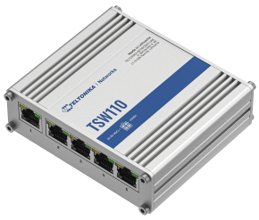 Teltonika TSW110 - L2 Unmanaged Ethernet Switch